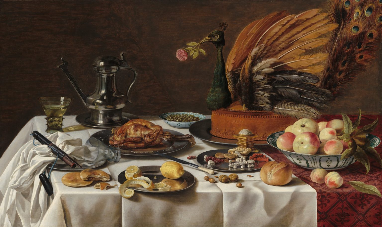 Fasan paj på 1700-tals middag