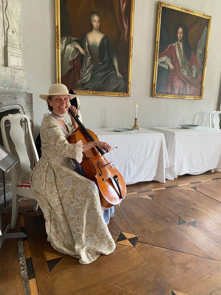 kul i slottet cellist Annette Helmer