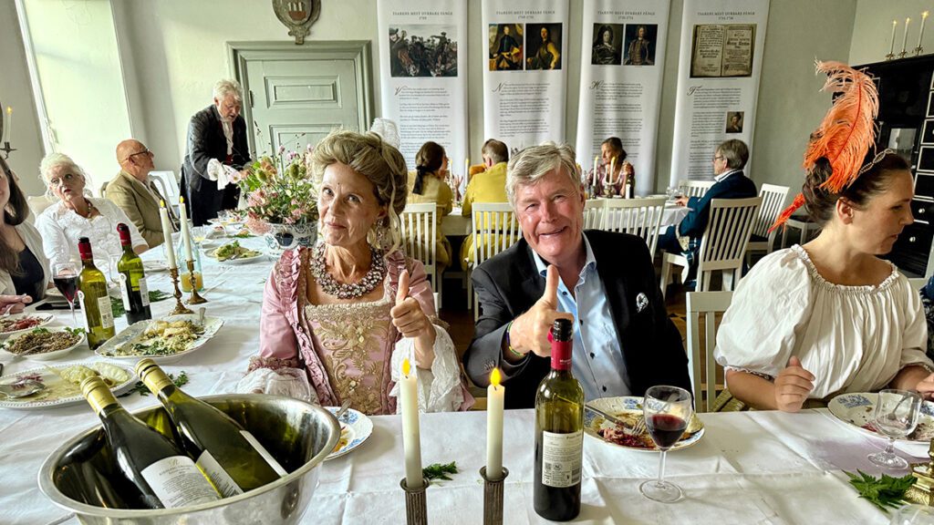 Slottsmiddag à la 1700-tal på Christinehof