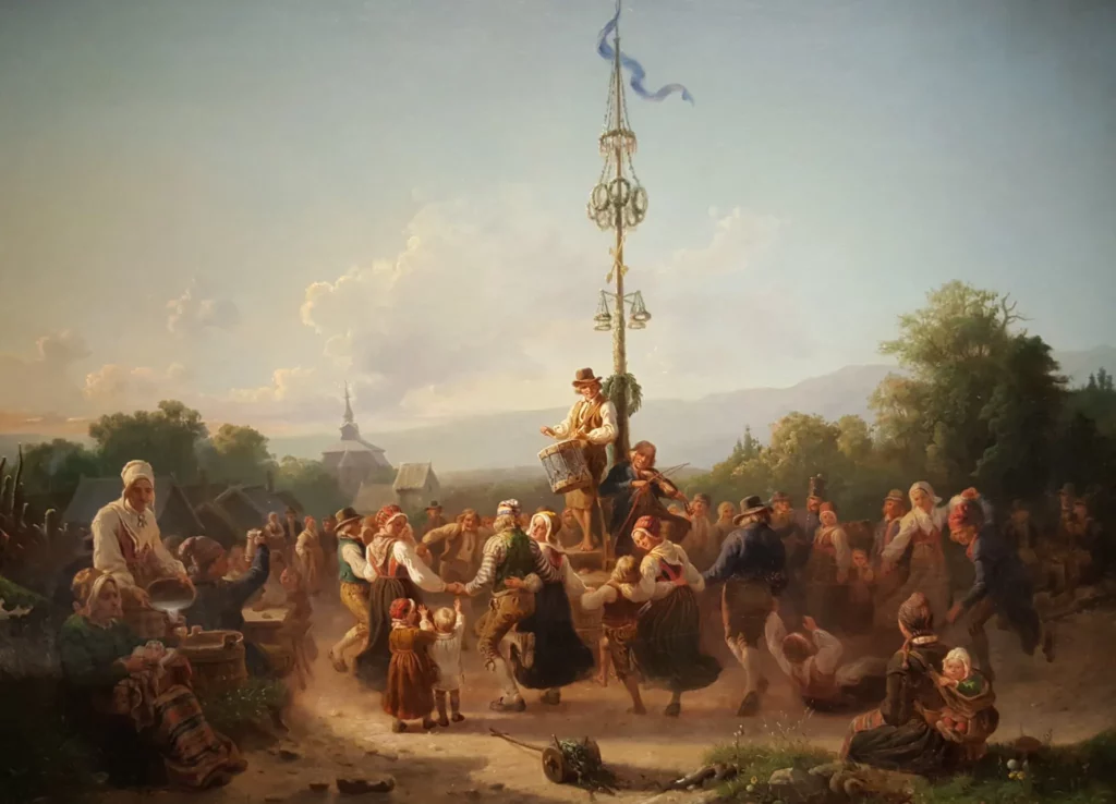 fira midsommar på christinehof slott